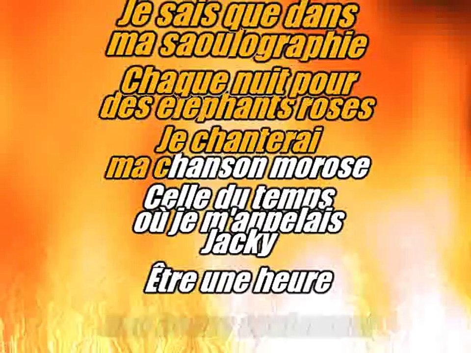 KARAOKE JACQUES BREL - La chanson de Jacky