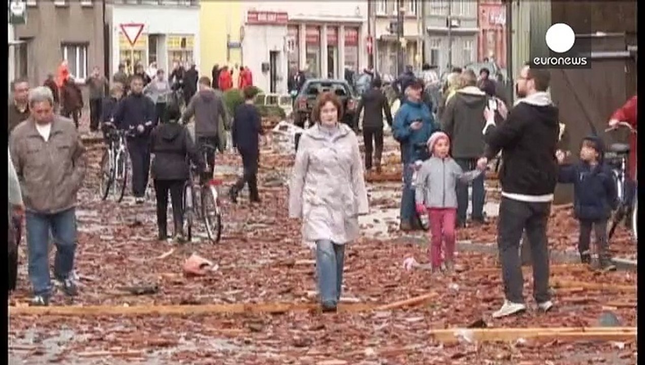 Tornado verwüstet Kleinstadt in Norddeutschland