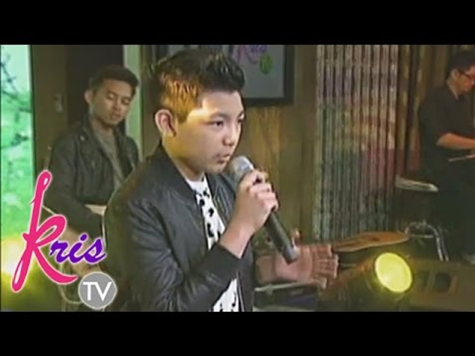 Darren Espanto sings "I'm Not The Only One" on...