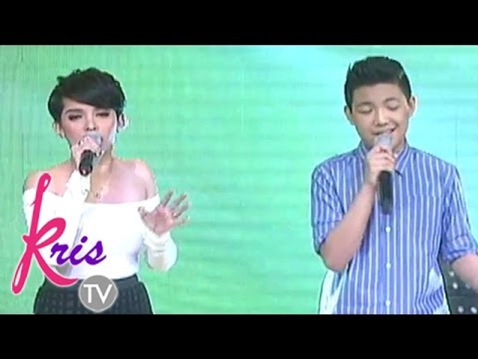 KZ and Darren belt out 'One Moment In Time' on Kris TV