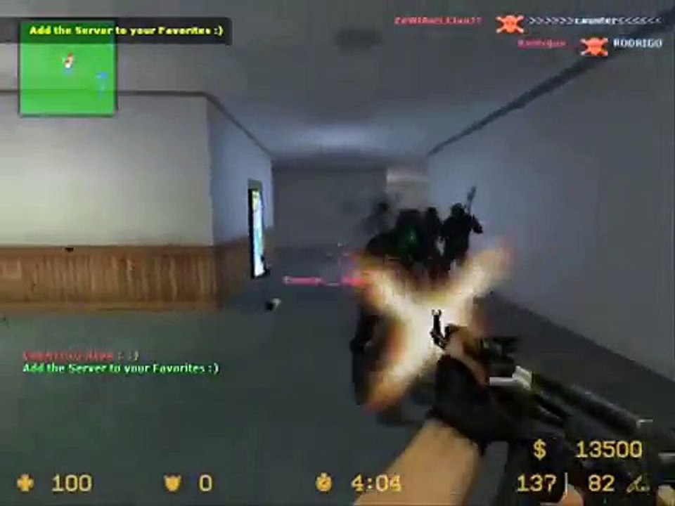 Counter Strike Source Left 4 Dead Style Zombie Mod Gameplay video