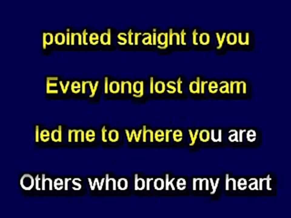 "God Bless The Broken Road" Karaoke, in the style of Rascal Flatts