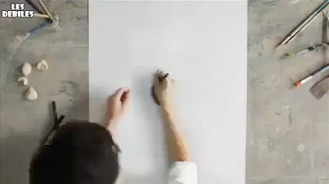 Talented drawer : This is what we call Creativity