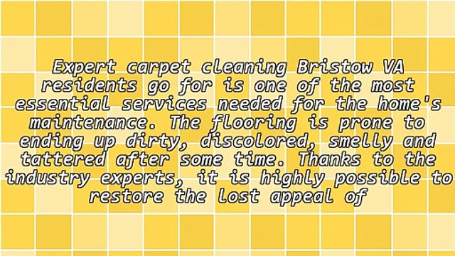Opting For Professional Carpet Cleaning Bristow VA Companies Offer