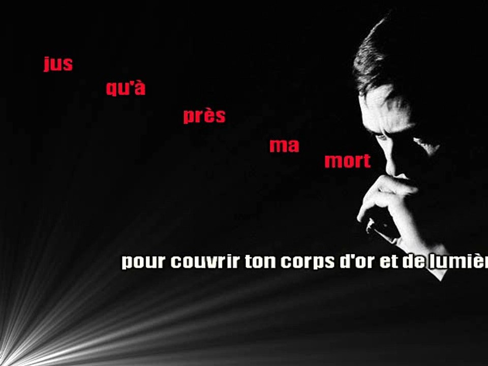 KARAOKE JACQUES BREL - Ne me quitte pas