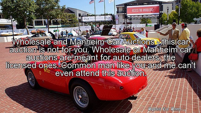 Look to car auctions for a great deal