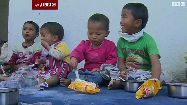 نیپال میں زلزلے نے یتیموں کا واحد گھر بھی چھین لیا BBC Urdu News Sairbeen 5th May 2015 بی بی سی اردو سیربین