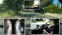 Clutch control driving lesson. Manual transmission car on uphill junctions perfect clutch control