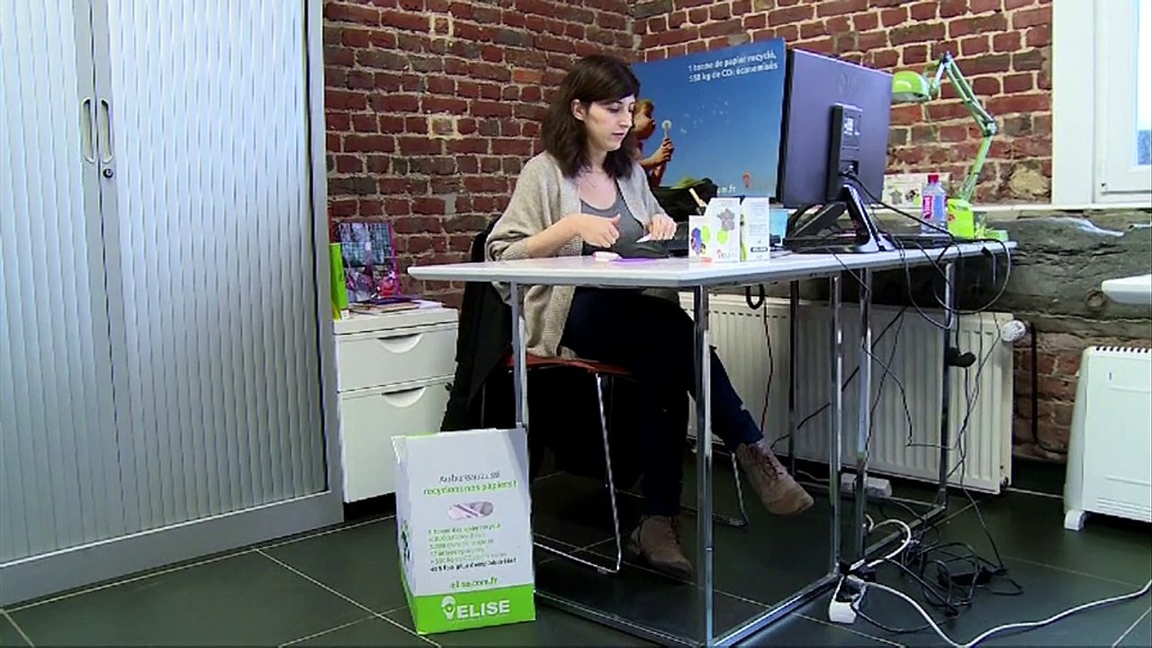 C'est le Nord : le reyclage de papiers de bureau