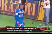 Alianza Lima cayó 1-0 ante Juan Aurich en Matute