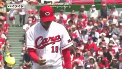 プロ野球 巨人vs広島 菊池涼介ファインプレー2連発