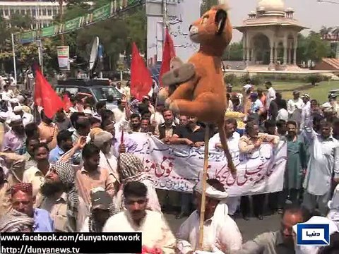 Dunya News - Employees protest against proposed privatization of electricity distribution companies