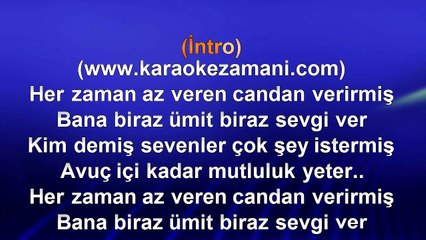 Fatih Erkoç - Avuç İçi Kadar - 2002 - TÜRKÇE KARAOKE