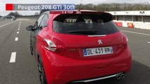 Peugeot 208 GTi 30th 1.6 THP : 0 à 100 km/h sur le circuit de Montlhéry - AutoMoto 2015
