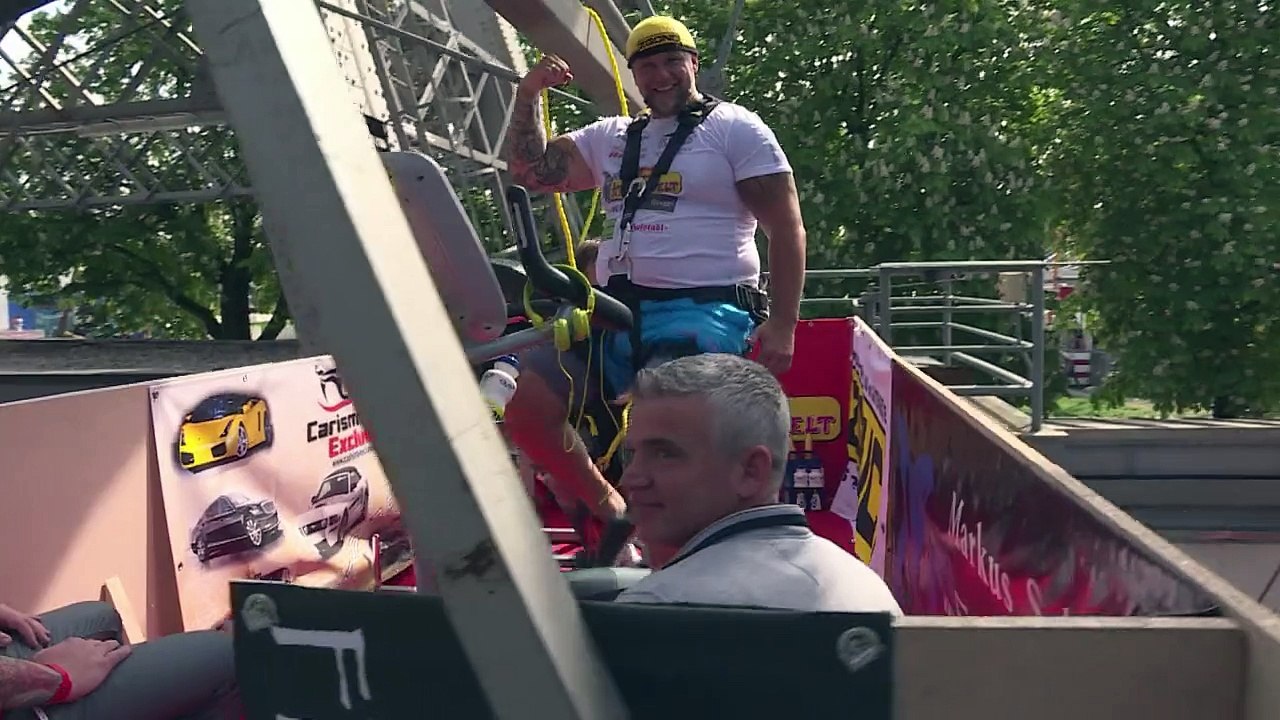 Extrem-training auf dem riesenrad