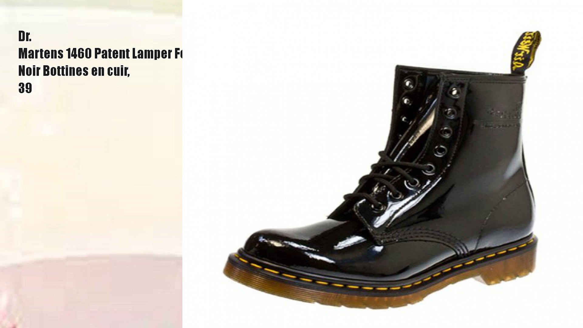 dr martens 1460 black patent lamper