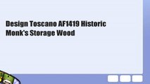 Design Toscano AF1419 Historic Monk's Storage Wood