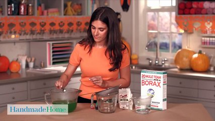 How to Make Green Halloween Slime - Handmade Home - Martha Stewart