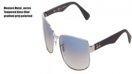 Ray Ban Men's Rb3478 Gunmetal Crystal Frame/Blue Gradient