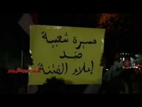 وقفة بالشموع لتأبين «شهداء ماسبيرو»