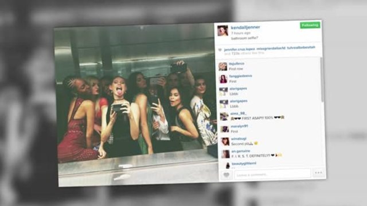 Kendall Jenner Shares Bathroom Selfie