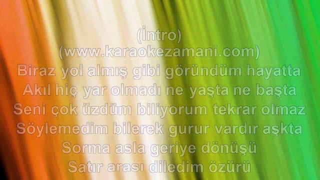 Ferhat Göçer - Esirinim - (2011) - TÜRKÇE KARAOKE