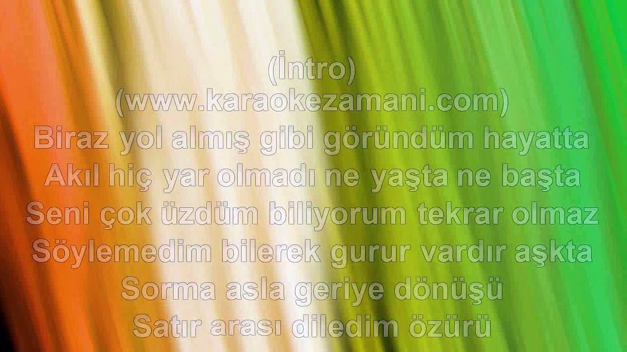 Ferhat Göçer - Esirinim - (2011) - TÜRKÇE KARAOKE