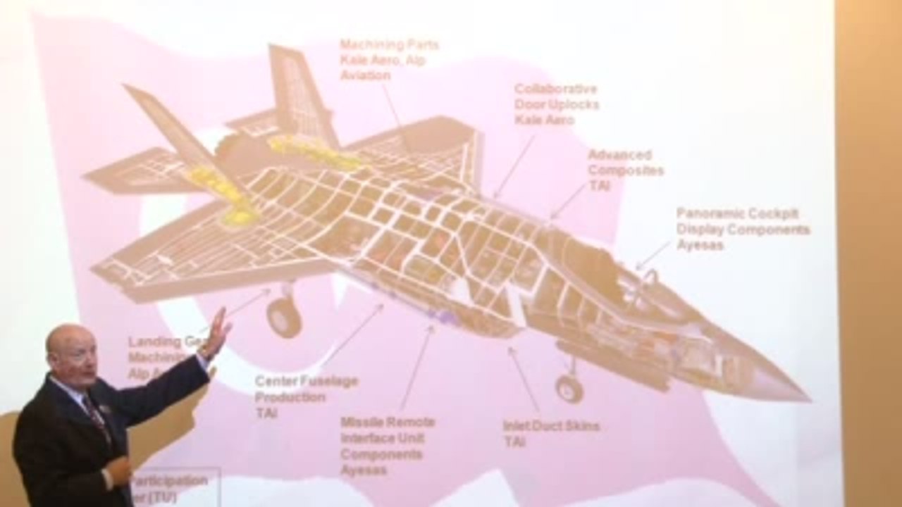 Türkiye'nin Sipariş Ettiği 100 Adet F-35 Idef'te Tanıtıldı