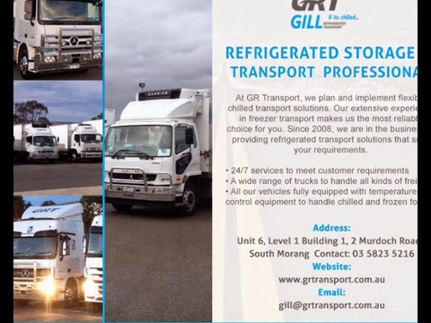 GRT: Using Refrigerated Truck Hire Melbourne & Cold Storage Services in Melbourne, Australia