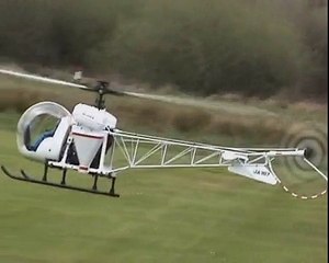 Hirobo Bell 47g II GS petrol RC helicopter