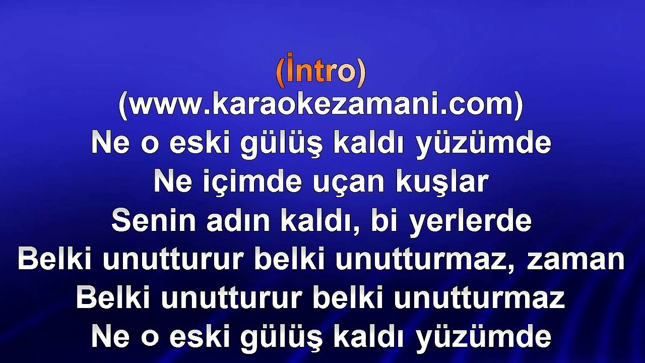 Ferhat Göçer - Kalbe Kiralık Aşklar - 2013 - TÜRKÇE KARAOKE