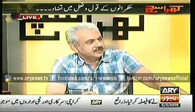 Khara Sach 6 May 2015 Today Analysis and Predictions on Current Affairs Talk Show