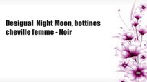Desigual  Night Moon, bottines cheville femme - Noir