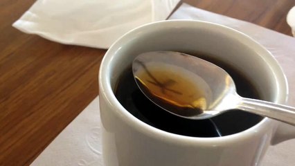 Mesmerizing coffee reflection