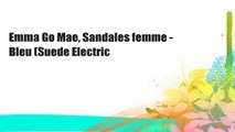 Emma Go Mae, Sandales femme - Bleu (Suede Electric