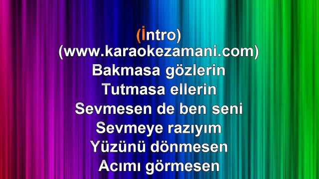 Ferhat Göçer - Sevmeye Aşığım - 2012 - TÜRKÇE KARAOKE