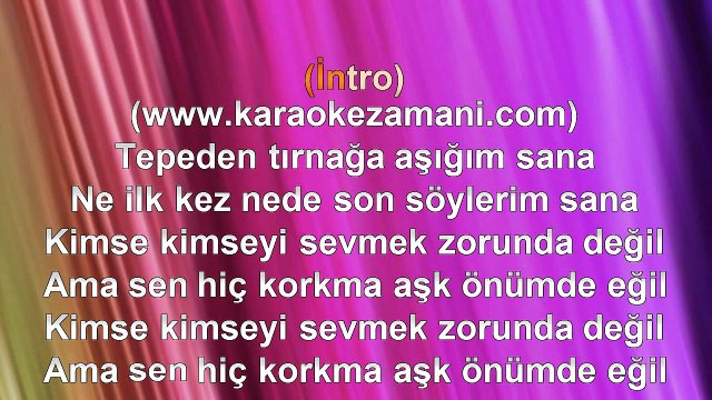 Ferhat Göçer - Vefası Eksik Yarim - (2010) - TÜRKÇE KARAOKE