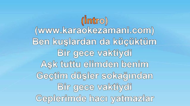 Feridun Düzağaç - Düşler Sokağı - 2004 - TÜRKÇE KARAOKE