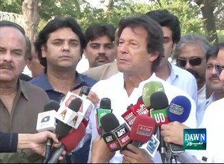 Imran Khan talking about Nadra Pre scan Report of NA 122