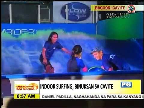 Fun summer activity: Indoor surfing