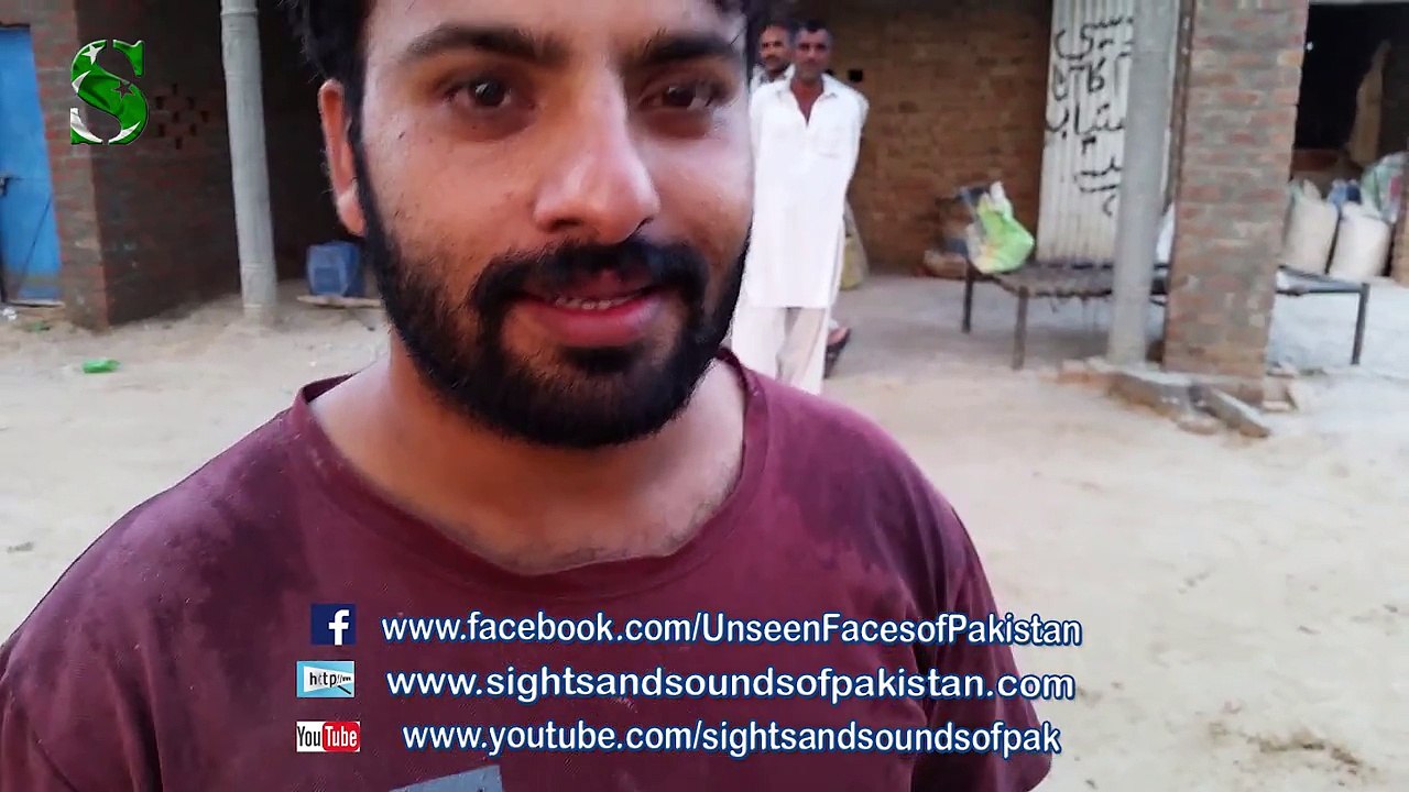 Traditional Atta Flour Chakki Mill in Punjab Pakistan video