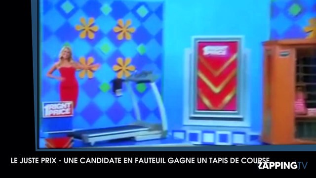 Juste Prix : Une candidate en fauteuil roulant gagne un tapis de course !