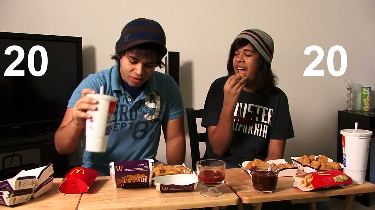 McDonalds Nugget Eating Competition!