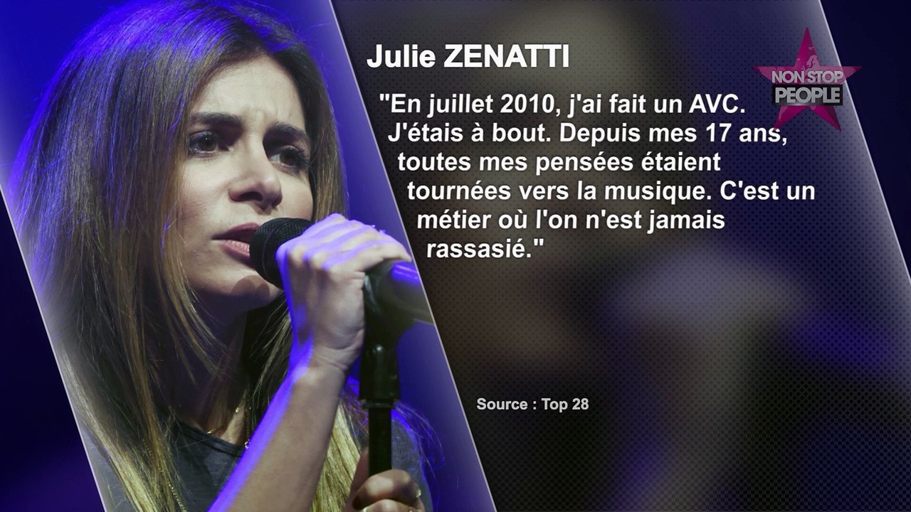 Julie Zenatti a été victime d’un AVC !