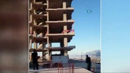 5. kattan aşağı böyle atladı
