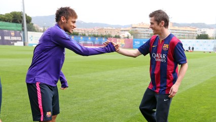 El campió del món de Freestyle John Farnworth amb Neymar Jr