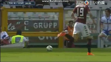 Daniele Groce gets Injured Torino vs Empoli | Serie A 2015