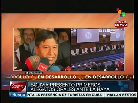 Venimos a la CIJ para que se haga justicia a Bolivia: Choquehuanca