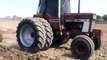IH international tractors plowing