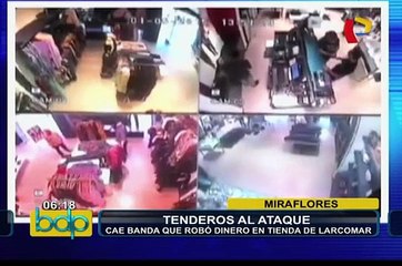 Download Video: Miraflores: cae banda que intentó robar dinero en tienda de Larcomar